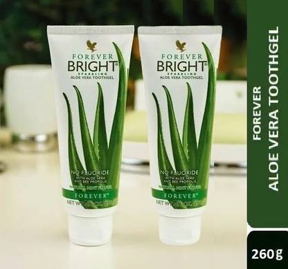 FOREVER Bright Sparkling Aloe Vera Toothgel with natural mint flavor ...
