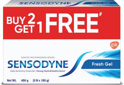 SENSODYNE Fresh Gel Combo, for daily sensitivity protection Toothpaste