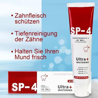 Glock SP 4 Intensive Teeth Ultra Whitening and enamel protection Toothpaste (50 g) Toothpaste