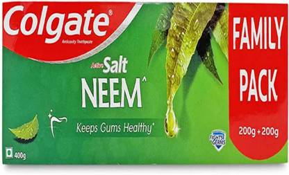 Colgate Active Salt Neem & keeps gums healthy & family pack Toothpaste