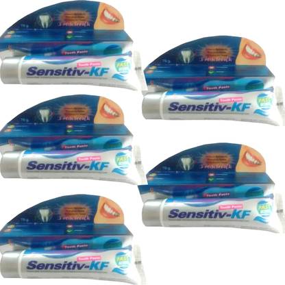 NG MART SENSITIV-KF TOOTHPASTE FOR PROTECT & SHINEE TEETH PACK OF - 70g x 5 Toothpaste