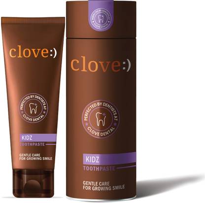 Clove Kidz SLS Free for 3+ Years, Strawberry Flavour, Anticavity, Color changing Toothpaste