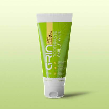 Grin Natural Oral Care Zesty Citrus | Teeth Whitening Healthy Gums Oral Care Toothpaste