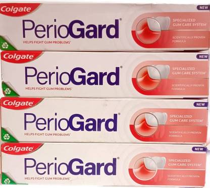 Colgate Periogard toothpaste Specialized Gum care system, Pack of 4 (360gm) Toothpaste