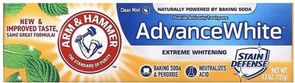 Arm & Hammer Advanced White Toothpaste, Dental Baking Soda & Peroxide Toothpaste