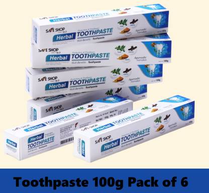 HAOMA Herbal Toothpaste 100g Pack of 6 Toothpaste
