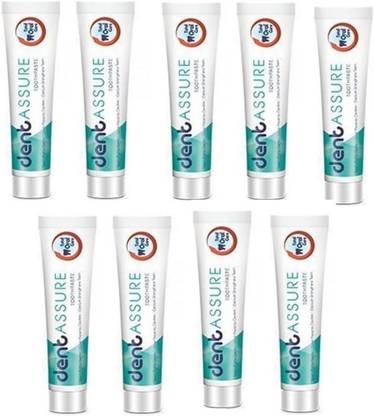 KINJPA DENT-ASSURE NEEM TOOTHPASTE (NEEM , CLOVE , CALCIUM)100G 9X100G Toothpaste