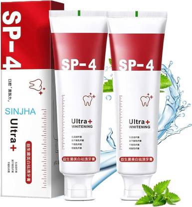 SINJHA Sp-4 Toothpaste, Brightening & Cleaning with Ultra White Toothpaste