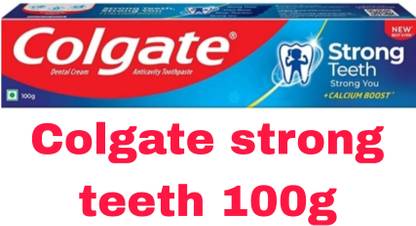 Colgate Dental cream anticavity toothpaste strong teeth+calcium boost*(pack of 1) Toothpaste