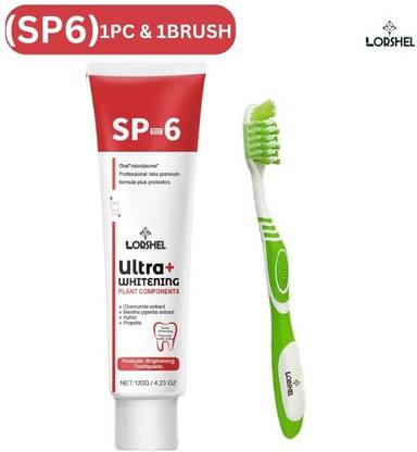 LORSHEL Sp 6 Ultra Toothpaste for a Celeb Smile with brush Toothpaste