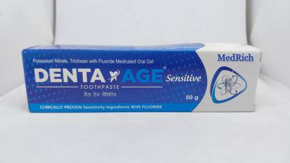 MEDRICH Denta Age Sensitive Toothpaste 50gm pack of 2 Toothpaste