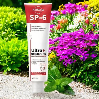 ACTIWOW SP 6 Ultra Whitening Toothpaste with Herbal Ingredients for Whitening Toothpaste