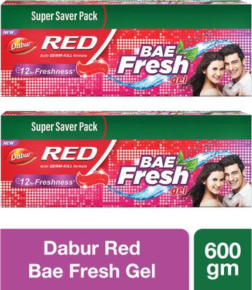 Dabur Red Bae Fresh Gel Fights Bad Breath, Cavity Germs & Plaque 12hr Freshness Toothpaste