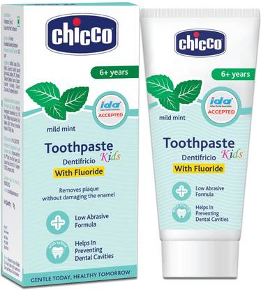 Chicco Mild Mint Flavour 6Y+ Kids, Preservative Free Toothpaste