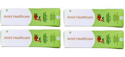 Amrit Healthcare Glisteer Multi-action Herbals (cures loose teeth,bleeding gums) Toothpaste