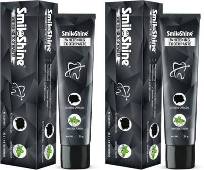 SmiloShine Teeth Whitening Toothpaste with Activated Charcoal Toothpaste