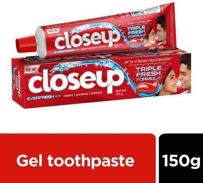 Closeup Red Hot Triple Fresh Formula Pack Of (150G) Toothpaste
