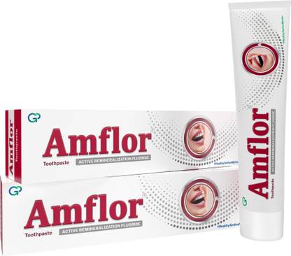 Amflor Toothpaste with Amine Fluoride | Active Remineralization Fluoride Toothpaste