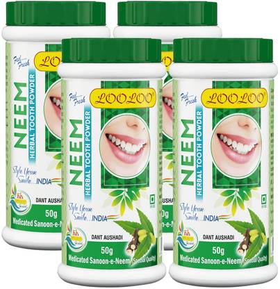 looloo Herbal Medicated Tooth Neem Powder |Tooth and Gum Powder