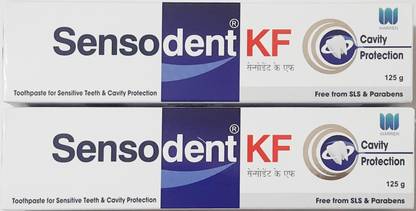 sensodent KF Cavity Protection Toothpaste - 125 Gram - Free from SLS and PARABEN Toothpaste