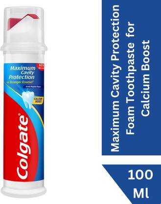 Colgate Maximum Cavity Protection pump for 4x Stronger Enamel teeth toothpaste Toothpaste