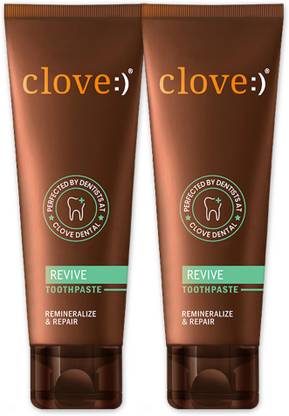 Clove Revive Toothpaste for Remineralization & Enamel Repair, Sensitivity Relief Toothpaste