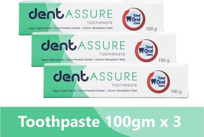 DENTASSURE Unique Formula with Dual Protection of Neem and Clove that Fights Germs Toothpaste