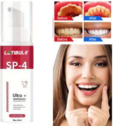 Latibule Ultra + Teeth Whitening Foam Mint. Healthy Gums - Fresh