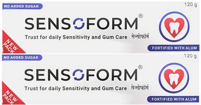 SENSOFORM Medicated Dental Cream Toothpaste 120g Packs Toothpaste