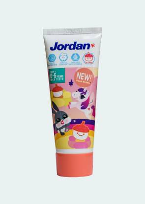 Jordan STEP 1 | Mild Fruity Flavours | Lychee | Milk Teeth | Gentle for Tooth Toothpaste