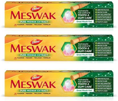 Dabur Meswak Complete Oral Care Toothpaste 100g * 3 Unit Toothpaste