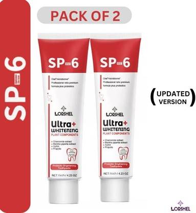 LORSHEL Sp 6 Ultra Healthy Teeth Toothpaste for a Strong Base Toothpaste