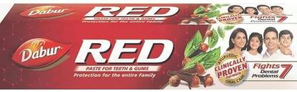 Dabur Red Toothpaste-100g World's No.1 Ayurvedic Paste | Fluoride Free Toothpaste
