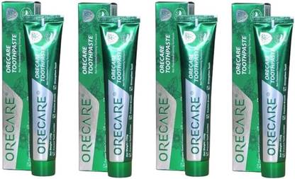 Tiens Orecare toothpaste non-fluoridated foaming 100 g (pack of 4) Toothpaste