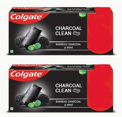 Colgate Clean Freshen Breath, Clean, Bad Breath Bamboo Charcoal and Mint Toothpaste Toothpaste