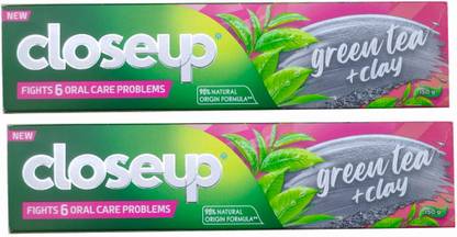 Closeup GREEN TEA+CLAY TOOTHPASTE 300 G(150g*2) Toothpaste