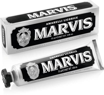 Marvis Amarelli_Licorice Mint Toothpaste, 3.8 Oz Toothpaste
