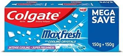 Colgate Max Fresh Blue Toothpaste 150g+150g Toothpaste
