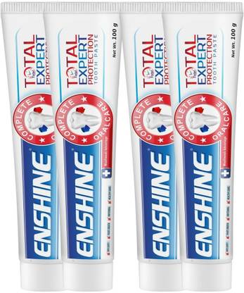 Enshine Total Protection Natural Toothpaste Fights Cavity & Sensitivity Paraben-Free Toothpaste