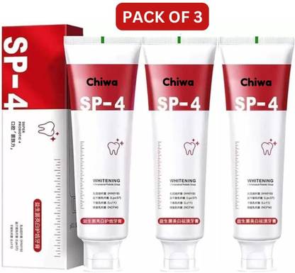 CHIWA SP 4 Intensive Teeth Whitening with Ultra Probiotic Group Care Toothpaste