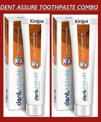 KINJPA Gano Fresh Toothpaste – 100g (Pack of 2) | Herbal Toothpaste Toothpaste