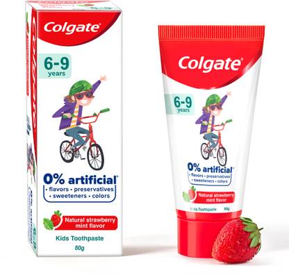 Colgate Natural Strawberry Mint Flavor for Kids Toothpaste