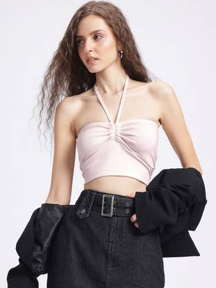 Glitchez Casual Printed Women White Top