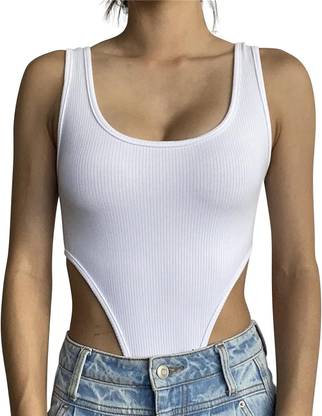 ZEROZABAR Casual Solid Women White Top