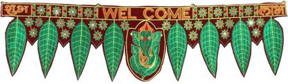 Ronak Creation Handmade Welcome Ganeshaya Namah Toran