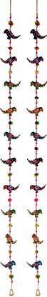 DreamKraft Paper Mache Parrot Decorative Door Hanging For Home Décor Toran