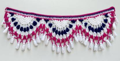 VERSATILE DECORTION Crochet Work Woolen Toran for Door Hanging Made of Wool/Diwali Decoration Toran
