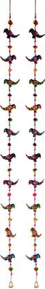 DreamKraft Paper Mache Parrot Decorative Door Hanging For Home Décor Toran