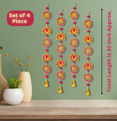 Sazavat store 4Pcs_Lotus_Hanging Toran