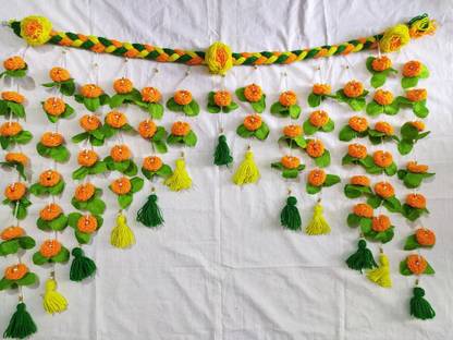 Satvik creation Hand-crafted Toran/Jhalar for home decoration and office. Toran